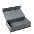 Caja de envasado rígido de color gris impreso personalizado